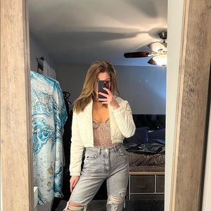 urban outfitters leopard bodysuit